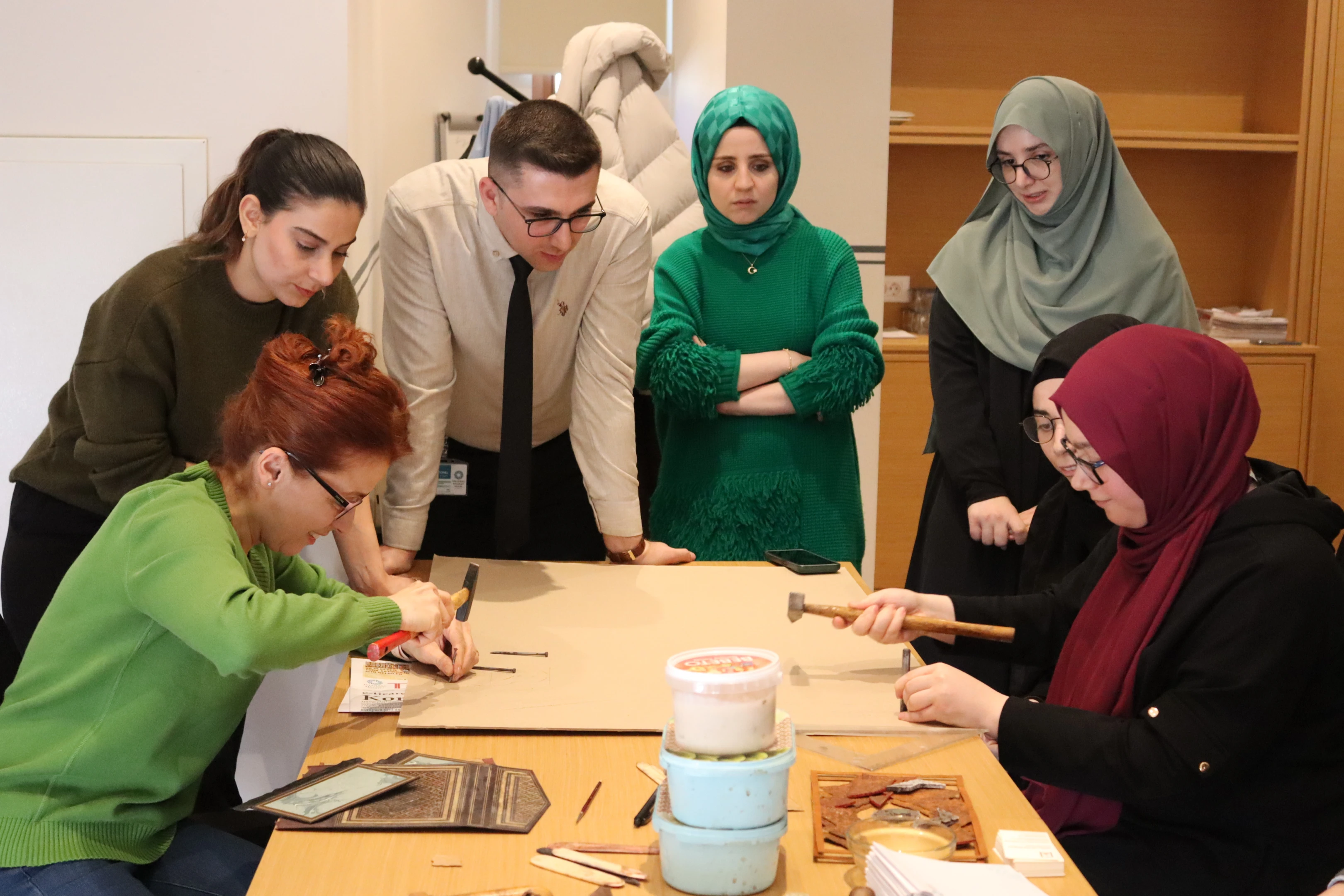 60. Kütüphane Haftası Klasik Cilt Atölyesi Etkinliği - 1